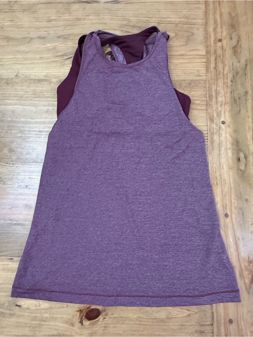 Lululemon 2 in 1 Racerback Tank Top